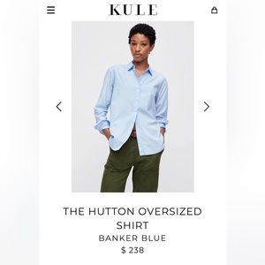 Gently used Kule button down size M